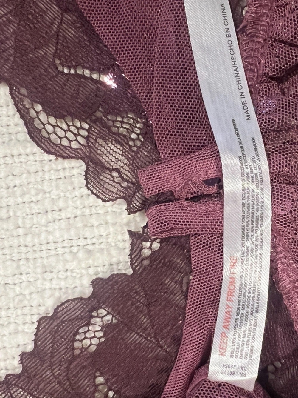 🆕 Free People Right Rhythm Sequin Cami Top Small Wine Combo - Picture 14 of 15